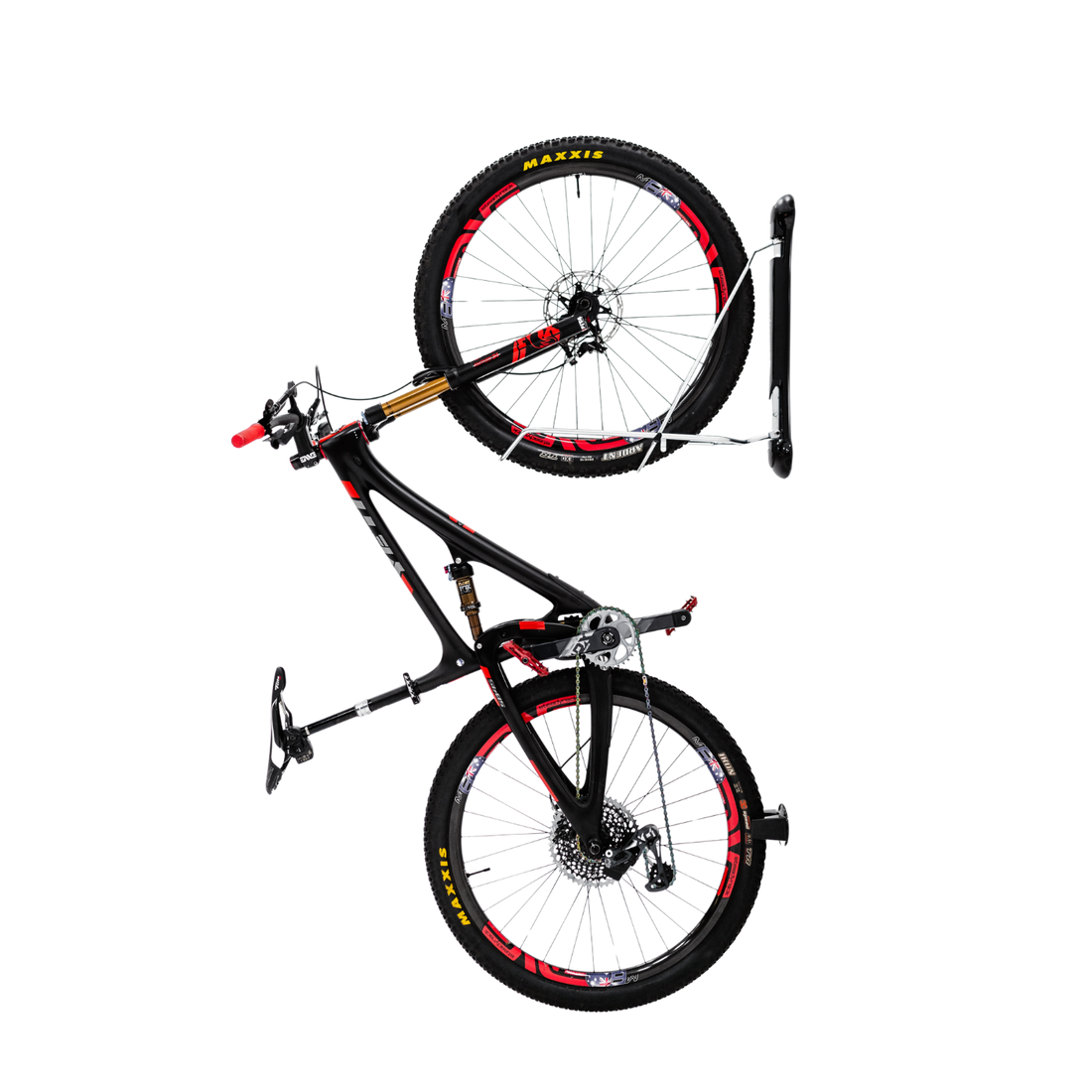Classic MTB Rack | Vertical Wall Mount & Storage for Mountain Bikes ...