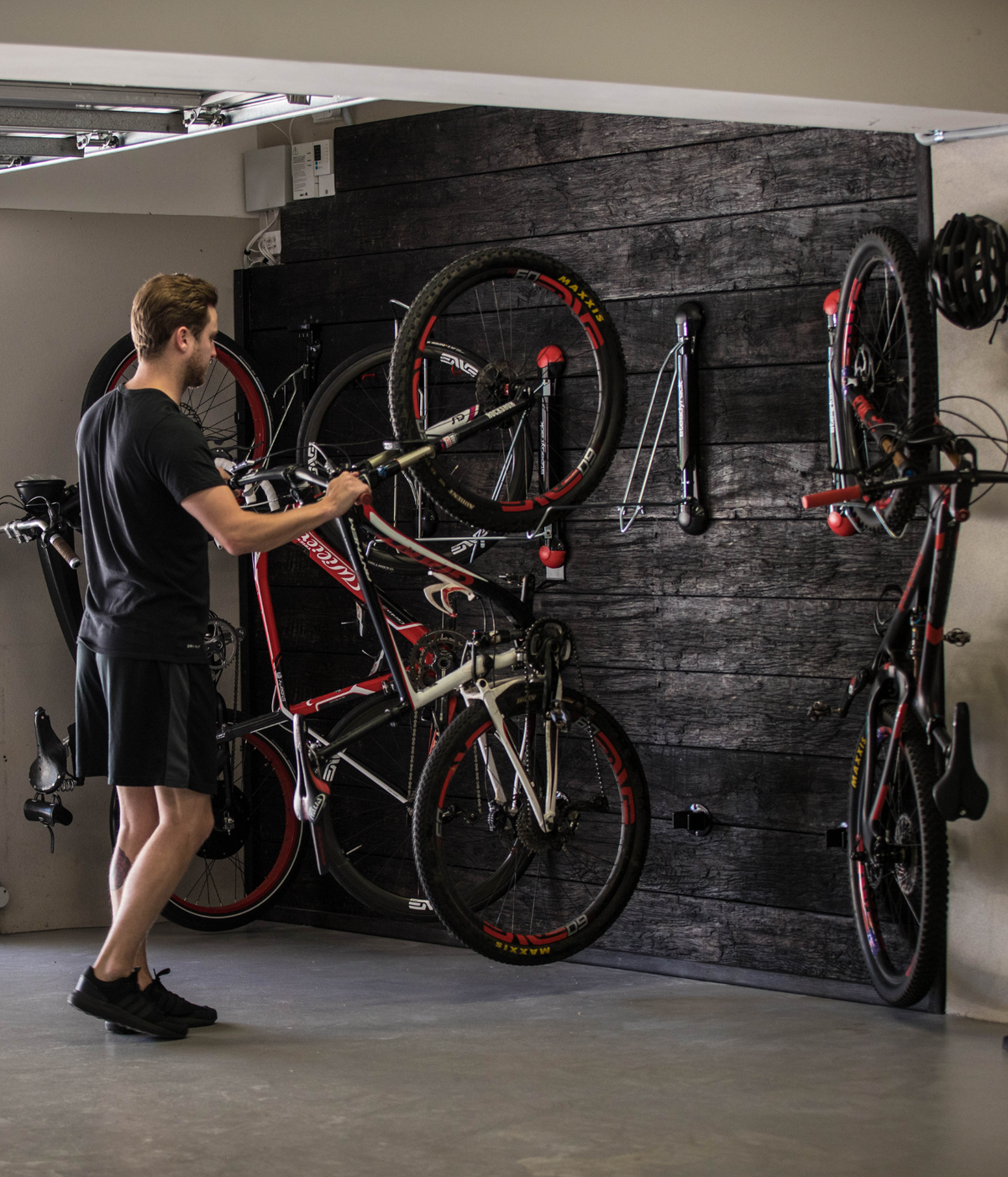 Steady Rack Classic Mtb Rack Classic MTB Rack | Vertical Wall Mount & Storage for Mountain Bikes ...