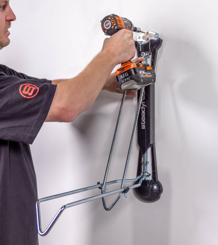 Ground Mount Bike Rack Install Classic MTB Rack | Vertical Wall Mount & Storage for Mountain Bikes ...